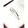 Image 2 : 10KT White Gold Natural Diamond (0.07ct) Ring, Size 7, W/A $1175.00. Diamond is the birthstone for A