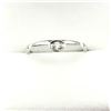 Image 3 : 10KT White Gold Natural Diamond (0.07ct) Ring, Size 7, W/A $1175.00. Diamond is the birthstone for A