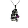 Image 4 : Sterling Silver Ruby (0.56ct) and White Sapphire (0.85ct) Pendant with Sterling Silver Chain, W/A $5