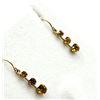 Image 4 : 10KT Yellow Gold Natural Citrine Earrings, Retail $400.00.