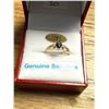 Image 2 : 10KT Yellow Gold Natural Blue Sapphire (0.26ct) with Natural Diamond (0.01ct) Ring, Size 6.5, W/A $1