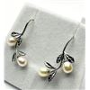 Image 3 : Sterling Silver Freshwater Pearl 7.8-6.1mm Earrings with Ear Wire, W/A $180.00.