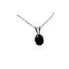 Image 3 : Sterling Silver Natural Black Onyx Pendant with Sterling Silver Chain, Retail $400.00.