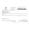 Image 5 : Sterling Silver Natural Garnet (17ct) 8.5-7.75" Long Bracelet, W/A $775.00.