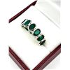 Image 3 : Sterling Silver Natural Green Onyx Ring, Size 4.5, Retail $300.00.