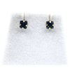Image 1 : 10KT Yellow Gold Natural Blue Topaz Earrings, Retail $300.00.