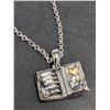 Image 2 : $65, SILVER(4.16g), GENUINE DIAMOND (0.015ct)NECKLACE 16-18", retail value $65