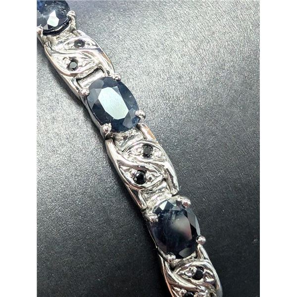 $1000, SILVER(17.3g), SAPPHIRIEBRACELET 7.5", retail value $1000