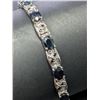 Image 3 : $1000, SILVER(17.3g), SAPPHIRIEBRACELET 7.5", retail value $1000