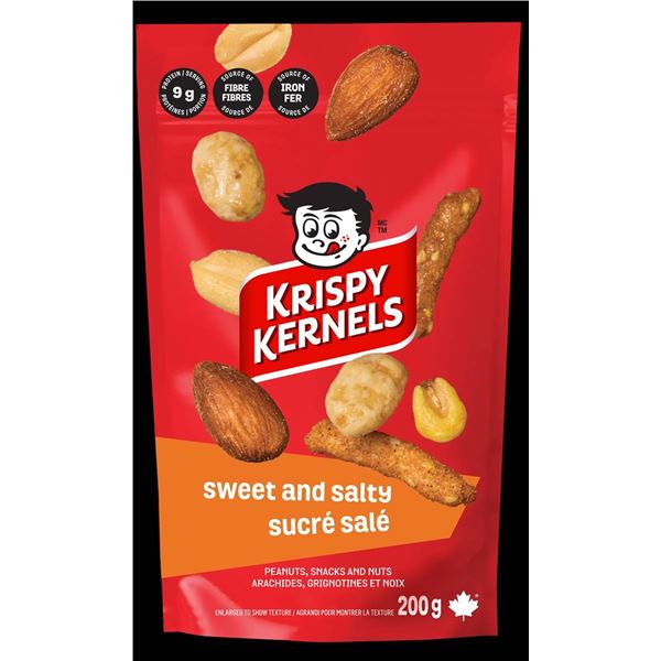 Krispy Kernels Sweet and Salty Nut Mix 200g – Case of 8