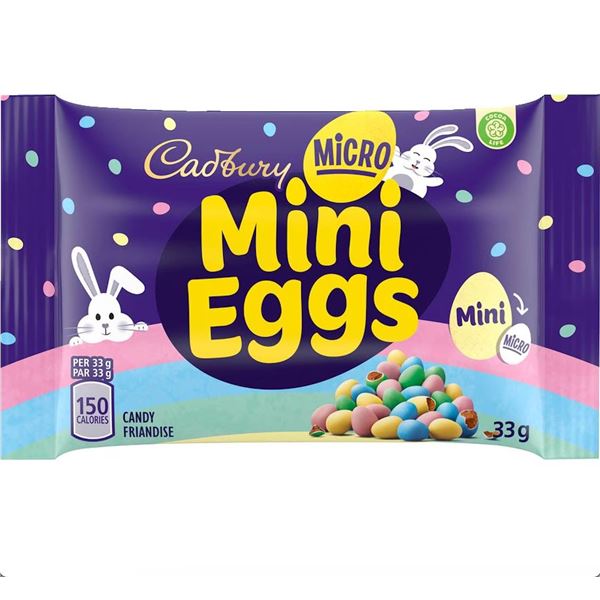 Cadbury Micro Mini Eggs 48 x 33g Units