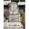Image 2 : 12 x 355 ml Cans of Budweiser Zero Non-Alcoholic Beer