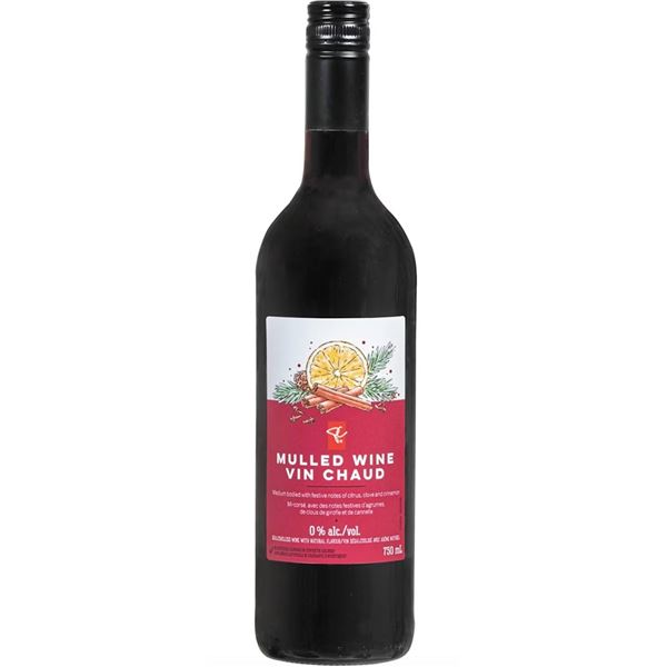 Mulled Wine, Alcohol-Free, 2 x 750 mL Bottle