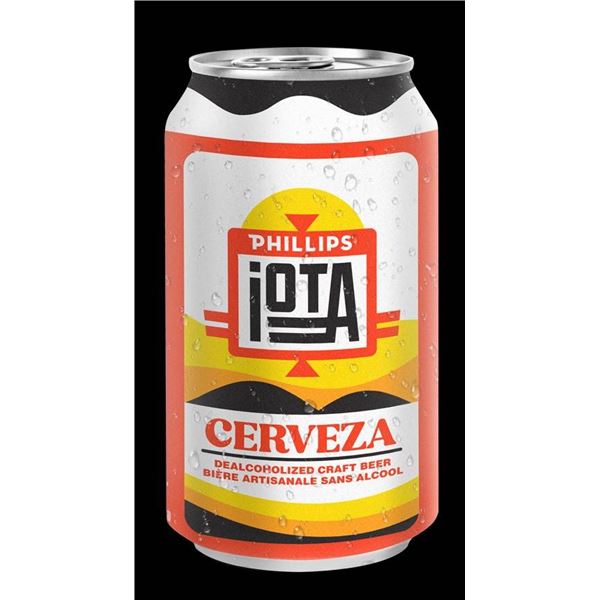 Phillips IOTA Cerveza Dealcoholized Craft Beer, 12 x 355 mL Cans