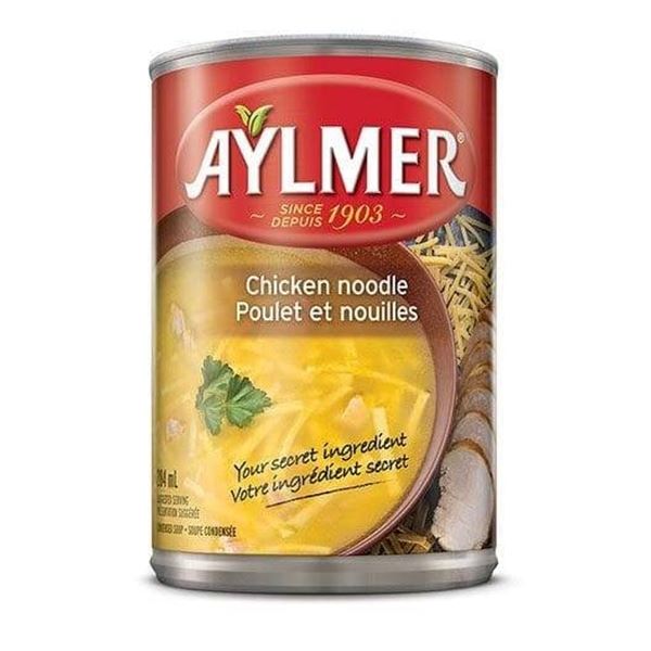 24 Cans of Aylmer Chicken Noodle Soup, 284 mL Each