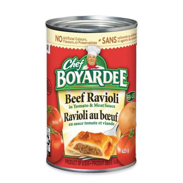 Chef Boyardee Beef Ravioli , 8 Cans, 425g
