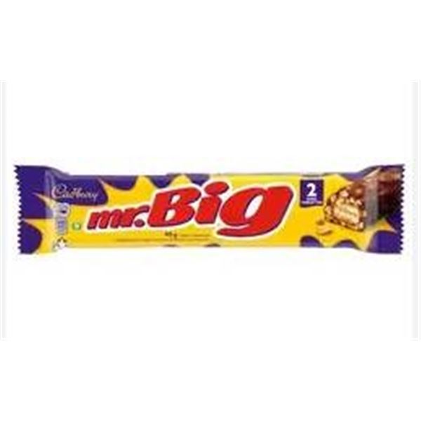 Cadbury Mr. Big Candy Bars, 24 x 90 g, 24-Count
