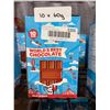 Image 2 : Mr Beast, Feastables Chocolate bar, Milk Crunch, 10 x 60g