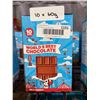 Image 2 : Mr Beast, Feastables Chocolate bar, Milk Crunch, 10 x 60g