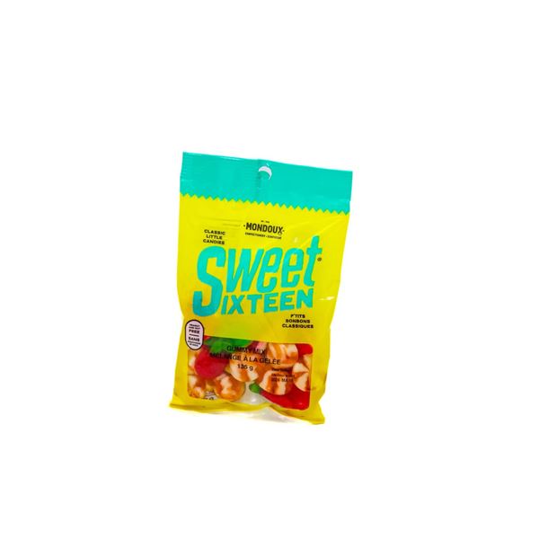 Mondoux Sweet Sixteen Gummy Mix 48 bags x 135g