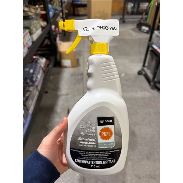 Foaming Stain Remover Spray, 710 mL Bottle, Lot of 12