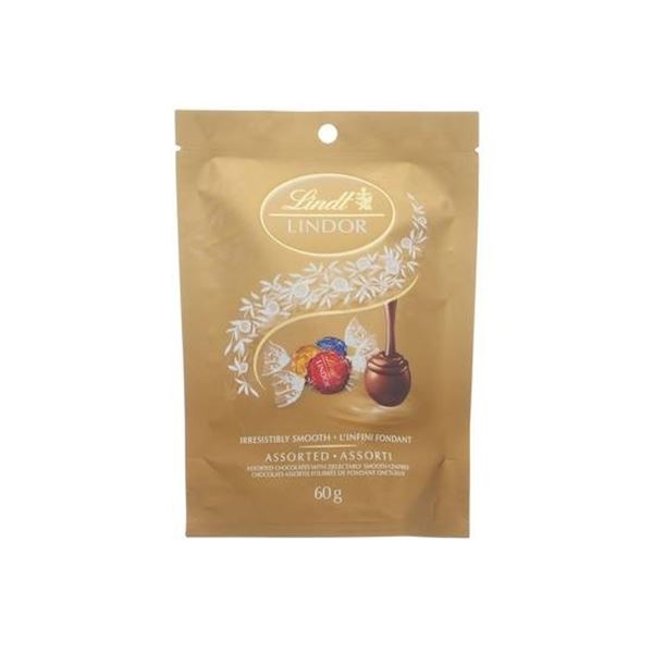 Lindt Lindor Assorted Mini Chocolates – 60 g Bag (Case of 18)