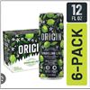 Image 1 : Origin Organic Lime Sparkling Water 4 x 6-Pack Cans (355 mL Each)