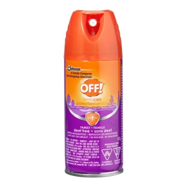 Off! Familycare Insect Repellent Level 2 Aerosol, 12 x 142 g