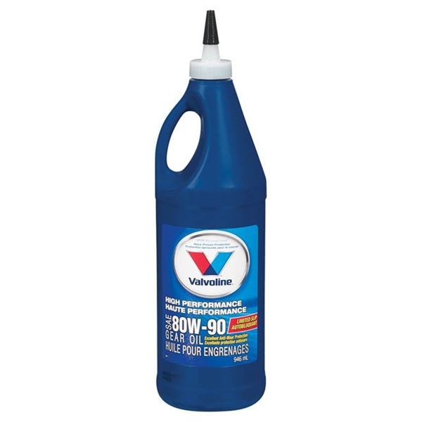 Valvoline High Performance SAE 80W-90 Gear Oil, 12 x 946 mL