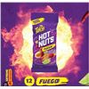 Image 1 : Takis Hot Nuts Fuego – 12 x 90g Double Crunch Chili Lime Snacks
