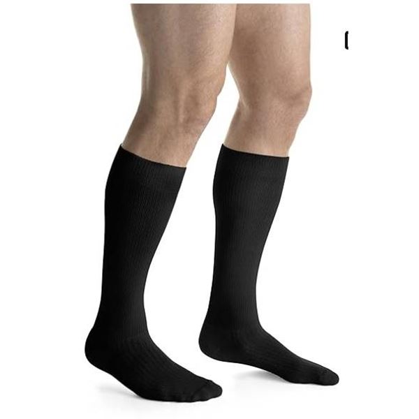 Pack of 3 Black Socks, L/XL, Compression Style