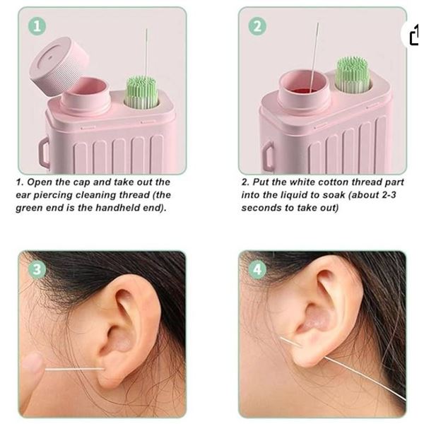 Ear Hole Clean Device With Rose Scent Cleaning Feature