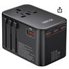 Image 1 : Vintar Universal Travel Adapter, VINTAR 100W GaN Power Adapter with 3 USB C PD & 1 USB A QC, All in 