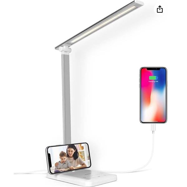 LED Desk Lamp Model PH376 with Adjustable Output and Compact Design