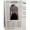 Image 3 : Frank And Oak Women’s Contour Long Sleeve Tee, 2-Pack Size Small