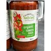 Image 2 : Lot of 2 Simply Natural Organic Tomato Basil Pasta Sauce 880mL Each