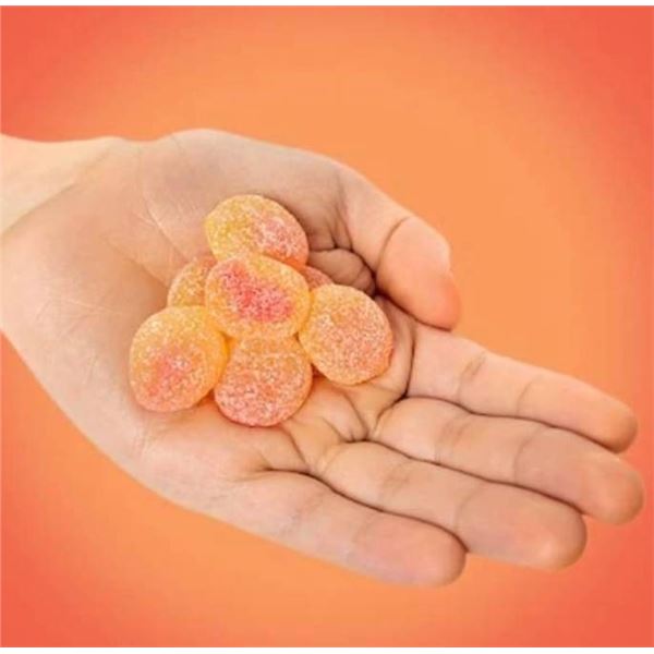 12 Units – Maynards Fuzzy Peach 154g Candy Bag