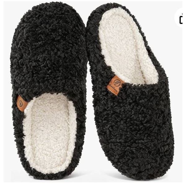 EverFoams Slip-On Women’s Home Slippers Size Large