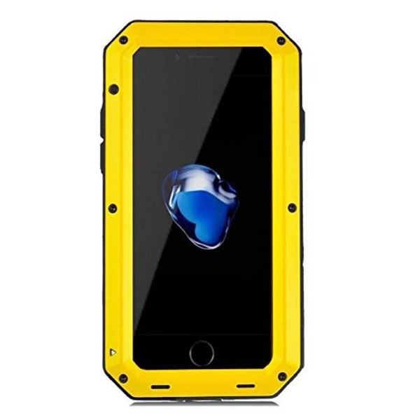 Waterproof Case for iPhone 7/8 Plus with Yellow Cover