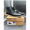 Image 2 : Steve Madden Men’s Black Boots With Ortholite Insoles, Size 10