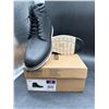 Image 3 : Steve Madden Men’s Black Boots With Ortholite Insoles, Size 10