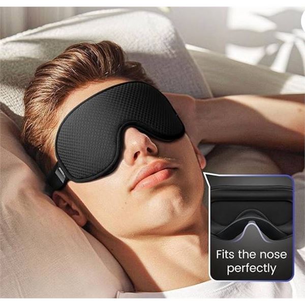 Waoaw Sleep Mask with Adjustable Design