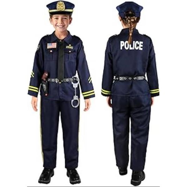 Dress Up Giftinbox Childrens Police Costume Size Medium