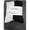 Image 2 : Lazypants Cotton Blend 6-Pack Socks, Women’s Size 5-10