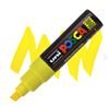 Image 1 : Uni POSCA Fluorescent Poster Marker, PC-85F Yellow, Lot of 5