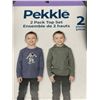 Image 3 : Pekkle Two-Pack Top Set With Hooded Design and Graphic, Size 4