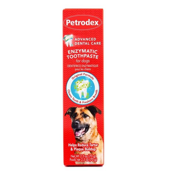 Lot of 2 Petrodex Advanced Dental Care Enzymatic Toothpaste for Dogs, 2.5 oz (70 g)