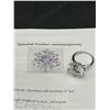 Image 6 : $4800 APPRAISED 10.00 CARAT BRILLIANT CUT SOLITAIRE RING
