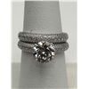Image 4 : $2020 APPRAISED 4.00 CARAT SOLITAIRE WEDDING RING SET