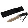 Image 2 : Defender-Xtreme Full Tang 12″ Silver Combat Ready Hunting Knife With Sheath #6704